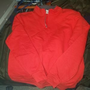 Red long sleeve fruit of lume shirt sz M